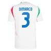 Camisola Itália DiMarco 3 Homen Equipamento 2ª Euro 2024